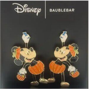 BAUBLEBAR DISNEY Mickey Mouse‎ Pumpkin Trick-Or-Treat Dangle Earrings